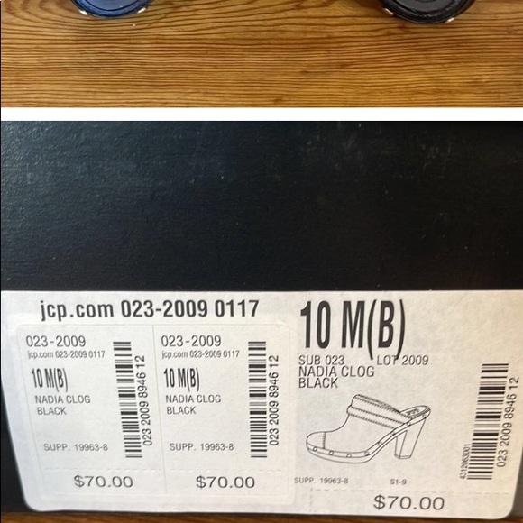 a.n.a. Black slip on heeled mules,HP24 - Picture 8 of 9